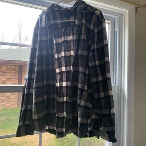 Lucky Brand Men’s plaid button up flannel size XL